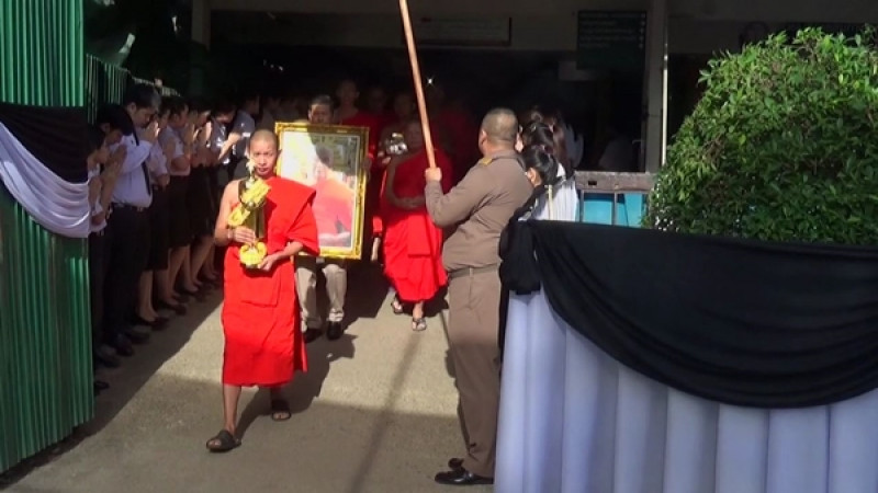 "รพ.พะเยา" ทำพิธีเคลื่อนย้ายสรีระสังขาร "พระอุบาลีคุณูปมาจารย์" เจ้าอาวาสวัดศรีโคมคำ