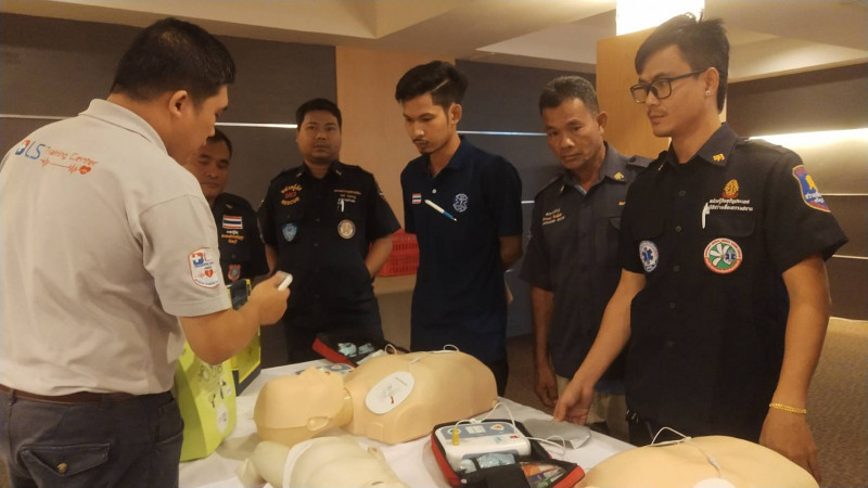 โรงพยาบาลกรุงเทพจันทบุรี จัดฝึกอบรมการช่วยชีวิตผู้ป่วยหมดสติ หยุดหายใจ-การช่วยเหลือกรณีเศษอาหารติดคอ