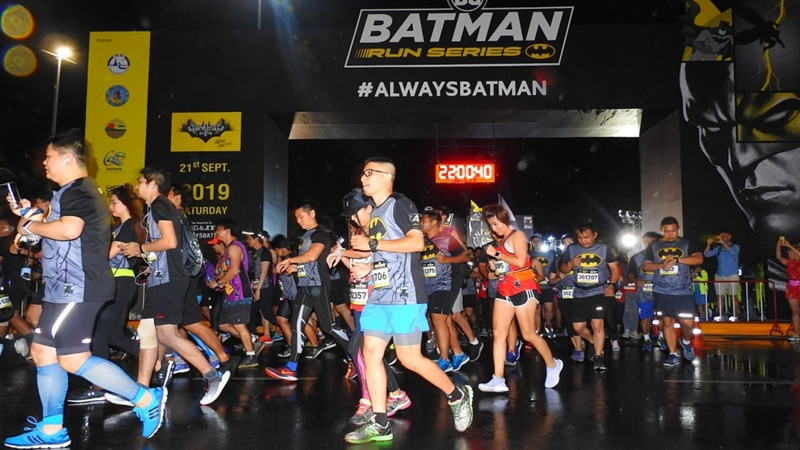 Batman Pattaya Night Run งานวิ่งสุดยิ่งใหญ่ฉลองครบรอบ 80 ปี แบทแมนครั้งแรกในไทย