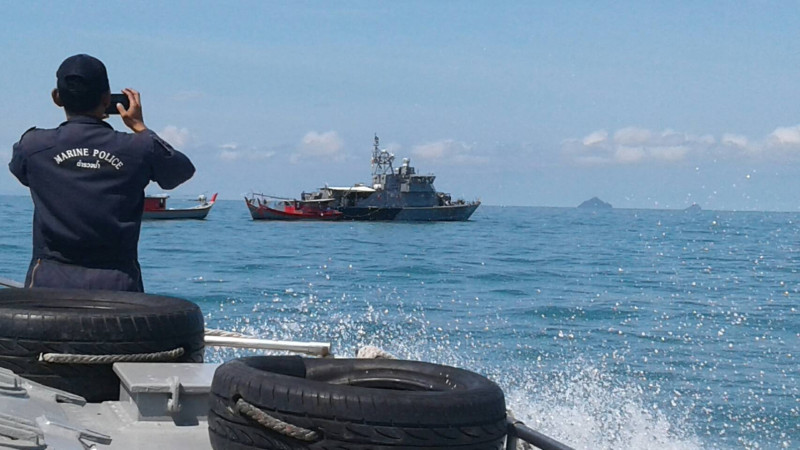ทัพเรือภาค 3 สั่งจับเรือประมงมาเลเซีย รุกล้ำน่านน้ำไทย 3 ลำ
