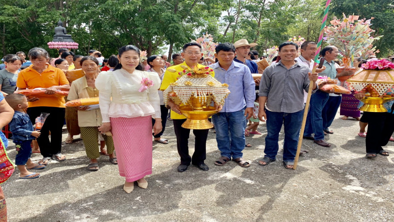 "กาญจนบุรี" จัดงานทอดกฐินสามัคคี ประจำปี 2562 และพิธีปักเขตวิสุงคามสีมาวัดหนองกระทุ่ม