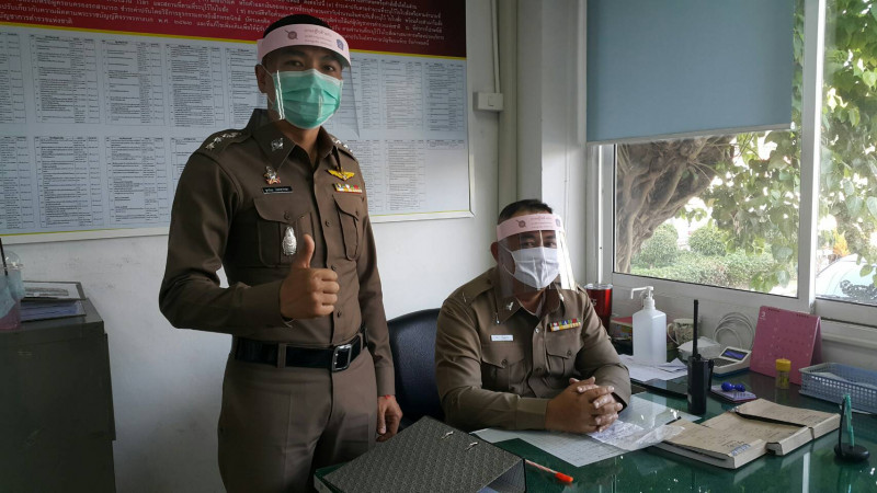 "สภ.เมืองระยอง" นำร่องจัดสถานที่บริการประชาชนให้ได้มาตรฐาน ป้องกันไวรัสโควิด-19