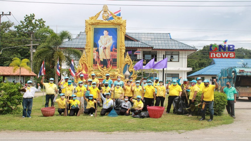 "อบต.สะพลี" ทำความสะอาดแหล่งท่องเที่ยว รองรับผ่อนปรนระยะที่ 4