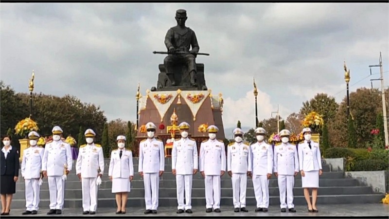 ผู้ว่าฯพะเยา ประกอบพิธีวันยุทธหัตถีสมเด็จพระนเรศวรมหาราช ประจำปี 2565