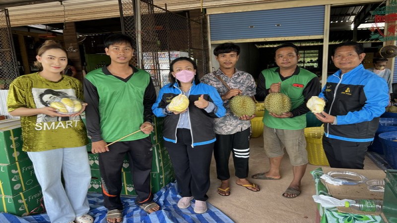 "ดร.ฐิตารีย์" จัดตั้งล้งชุมชนทุเรียนภูเขาไฟแห่งแรกของศรีสะเกษ ส่งทุเรียนขายทั่วโลก