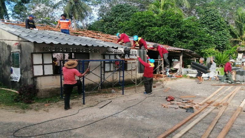 "จ.พังงา" จัดโครงการ Provincial Red Cross Chapter cf PhangNga โครงการ "บ้านกาชาด เพื่อผู้ยากไร้"