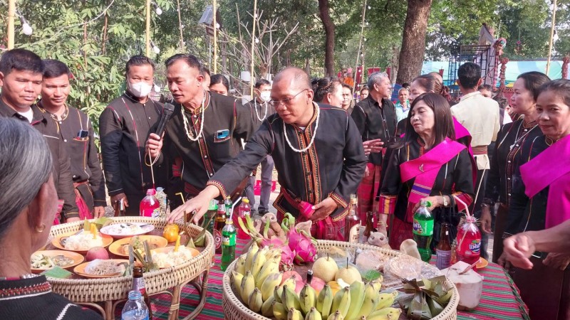 ฮือฮา ! เลขเด็ดในงานเซ่นไหว้ประเพณีวัฒนธรรมท้องถิ่น "ซัดเตกูย" เห็นชัดๆ 3 ตัวตรง