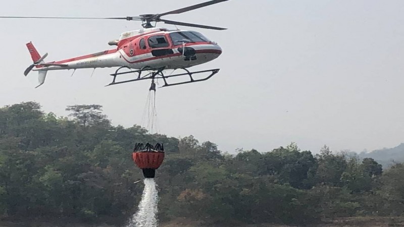 "3 อุทยานกาญจน์" ประกาศพื้นที่อันตรายไฟป่าห้ามเข้า