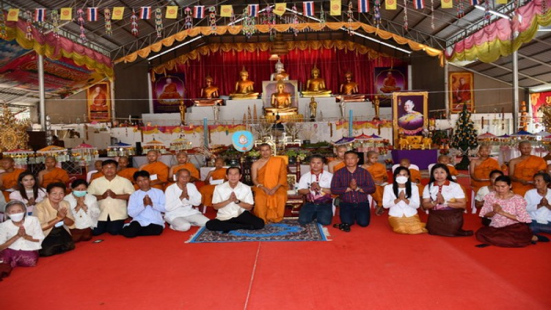 วัดป่าประชาสามัคคี จัดบรรพชาอุปสมบทสามเณรภาคฤดูร้อน เฉลิมพระเกียรติสมเด็จพระกนิษฐาธิราชเจ้า กรมสมเด็จพระเทพรัตนราชสุดาฯ