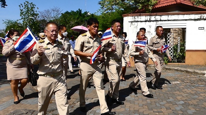 นายกเทศมนตรีเมืองชุมพร จัดพิธีบวงสรวงกรมหลวงชุมพร เนื่องในงานรำลึกวันสิ้นพระชนม์พลเรือเอก พระเจ้าบรมวงค์เธอ กรมหลวงชุมพรเขตรอุดมศักดิ์      