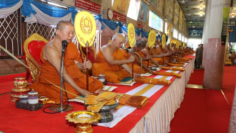 วัดไชยชุมพลชนะสงคราม จัดพิธีสวดพระพุทธมนต์ถวายเป็นพระราชกุศล เนื่องในโอกาสวันนวมินทรมหาราช