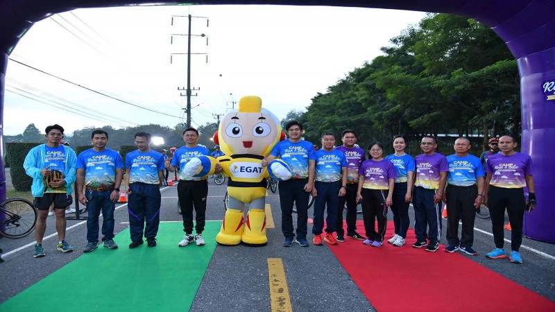 กฟผ. เขื่อนวชิราลงกรณร่วมกับเทศบาลตำบลทองผาภูมิ จัดกิจกรรม CAMP Run & Bike @Vajiralongkorn Dam แคมป์ปิ้ง วิ่ง ปั่น ในสายหมอก