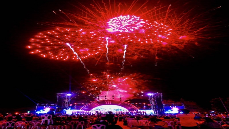 นายก อบจ. เปิดงานส่งท้ายปีเก่า ต้อนรับปีใหม่ Kanchanaburi Countdown Festival 2024 & 24 Hours สุขไม่รู้จบ