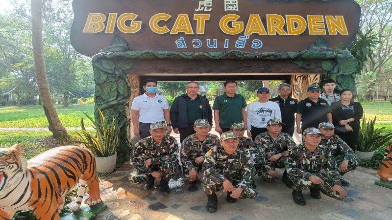 ผอ.สบอ.3 (บ้านโป่ง) กรมอุทยานฯ นำทีมลุยตรวจสิงโต สวนสัตว์เปิดชื่อดัง จ.กาญจนบุรี