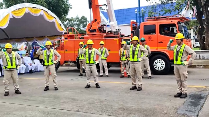 ชุมพรไฟฟ้าภูมิภาค kick off ระบบไฟฟ้าเคเบิ้ลใต้ดิน “1 จังหวัด 1 ถนนเพื่อเฉลิมพระเกียรติ“ ถนนปรมินทรมรรคา