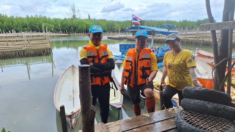 กลุ่มจิตอาสาพิทักษ์วารี หวั่นปลาหมอคางดำทำลายระบบนิเวศป่าชายเลนทำสัตว์น้ำวัยอ่อนสูญพันธุ์