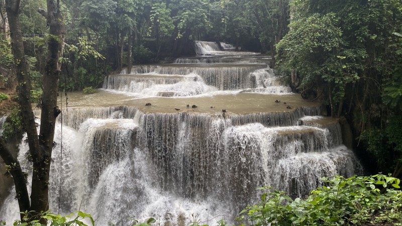 น้ำตกดังเมืองกาญจน์ทั้ง 2 แห่ง กลับมาเปิดบริการอีกครั้ง หลังเจอพิษมรสุมตะวันตกเฉียงใต้ กระหน่ำ