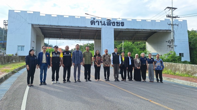 ทูตอินโดฯ ส่องเศรษฐกิจชายแดนด่านสิงขร เชื่อมสัมพันธ์ระดับจังหวัด