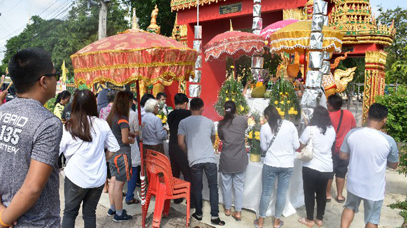 วัดโพธิ์ศรีสุขาราม ทำพิธีบวงสรวง-เบิกเนตรเปิดหัวใจ ท้าวเวสสุวรรณ