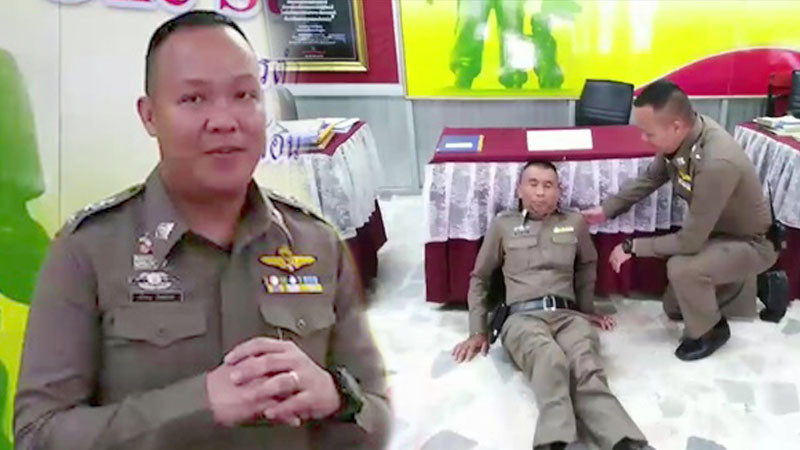 เปิดใจ "รองผกก." ทำ CPR ยื้อชีวิตลูกน้องบนโรงพัก ก่อนเสียชีวิตรพ.