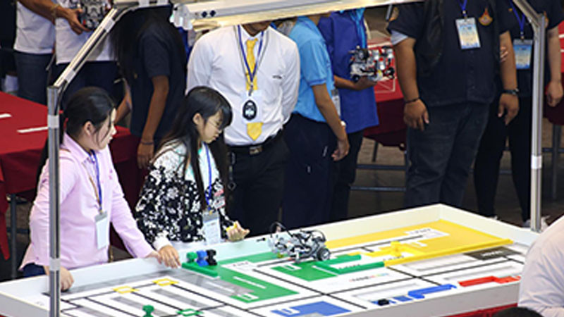 จ.สงขลา จัดการแข่งขันหุ่นยนต์อัตโนมัติ รอบชิงชนะเลิศ ระดับภูมิภาค ภาคใต้ wro 2019
