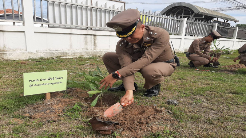 .อบต.บ่อวินร่วมชาวบ้านปลูกป่าเฉลิมพระชนมพรรษาวันแม่แห่งชาติ