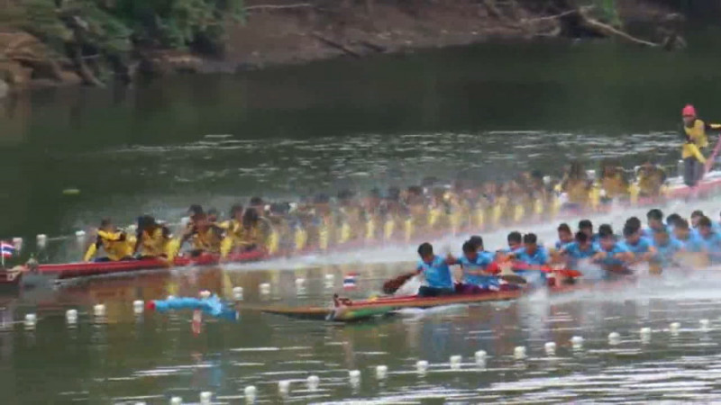 "สระบุรี" แข่งขันเรือยาว-ชิงถ้วยพระราชทาน สมเด็จพระกนิษฐาธิราชเจ้า กรมสมเด็จพระเทพรัตนราชสุดาฯ สยามบรมราชกุมารี