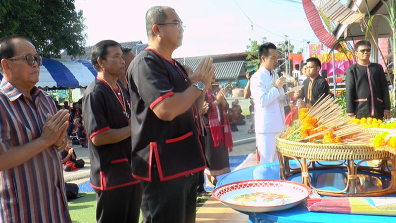 "หมู่บ้านห้วยหีบ" จัดพิธีบวงสรวงองค์พญานาคราชมหาลาภ