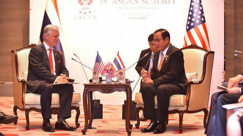 สหรัฐฯ ชื่นชมบทบาทไทยในฐานะประธานอาเซียน พร้อมกระชับความร่วมมืออย่างใกล้ชิด