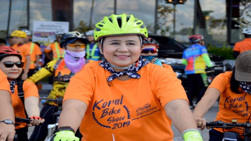 นายกสมาคมแม่บ้านมหาดไทย เปิดงาน Korat Bike Show 2019 -ร่วมปั่นจักรยานเพื่อสุขภาพ