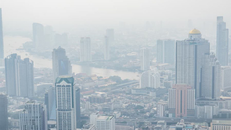กรุงเทพฯและปริมณฑลค่าฝุ่น PM 2.5 ลดลง สภาพอากาศเปิดคาดสัปดาห์นี้ฝุ่นจะอยู่ในเกณฑ์ปานกลาง !
