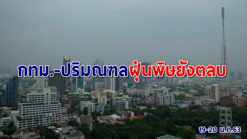 อุตุฯ เผยไทยตอนบนหมอกหนาบางพื้นที่ กทม.-ปริมณฑลฝุ่นพิษยังตลบ