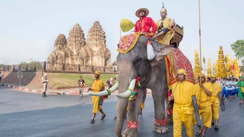 ยิ่งใหญ่อลังการสวยงาม ! ขบวนแห่ประวัติศาสตร์งานแผ่นดินสมเด็จพระนารายณ์มหาราช ครั้งที่33  (ชมสด)