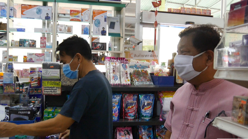 "ร้านมินิมาร์ท" ออกมาตรการเด็ดขาด ป้องกันโควิด-19 เป็นร้านแรกของจังหวัดลพบุรี