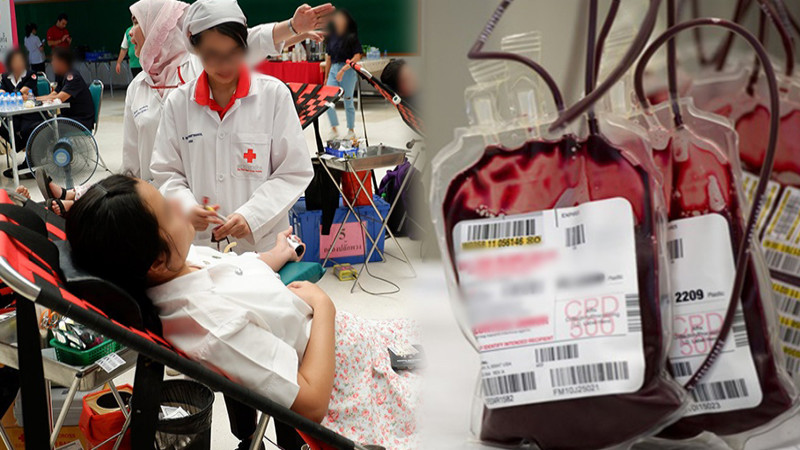 "สภากาชาด" เชิญคนไทยบริจาคโลหิตช่วยผู้ป่วย เหตุเลือดขาดแคลนขั้นวิกฤติ !