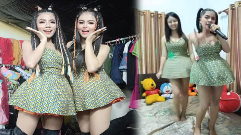 ส่อง "พิณ-โอม" สาวหมอลำ ไลฟ์สดร้องเต้นมอบความสุขให้พี่น้องชาวไทย ที่มีคนดูเป็นล้าน !