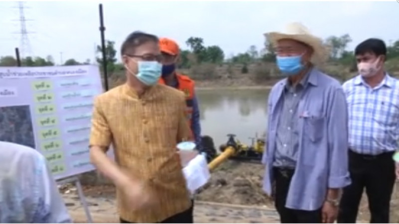 ผู้ว่าฯลพบุรี ลงพื้นที่ดูการปฏิบัติงานสูบน้ำช่วยเหลือประชาชนที่ประสบปัญหาภัยแล้ง ในพื้นที่อำเภอเมือง อำเภอท่าวุ้ง และอำเภอบ้านหมี่