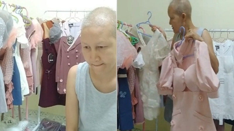 โซเชียลแห่อุดหนุน "ผู้ป่วยมะเร็งระยะ 3" ไลฟ์สดขายเสื้อผ้าสวยๆ หาเงินรักษาตัว 