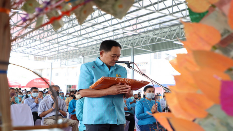 จ.สุรินทร์-จัดผ้าป่า“น้ำใจ น้ำมัน ปันสุข”ตามแบบเกษตรอินทรีย์วิถีสุรินทร์ 4.0