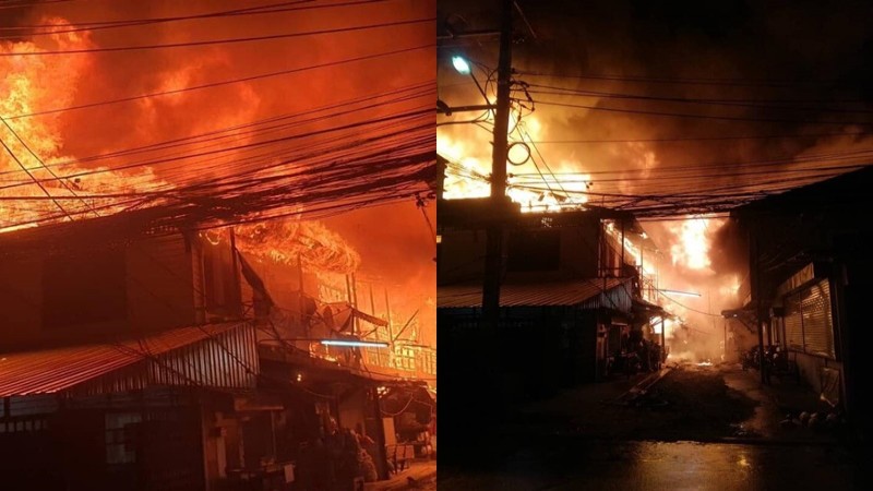 "ไฟไหม้" บ้านเรือนประชาชน ย่านดอนเมือง เสียหายกว่า 50 หลัง ชาวบ้านเดือดร้อนหนักไร้ที่อยู่อาศัย  !