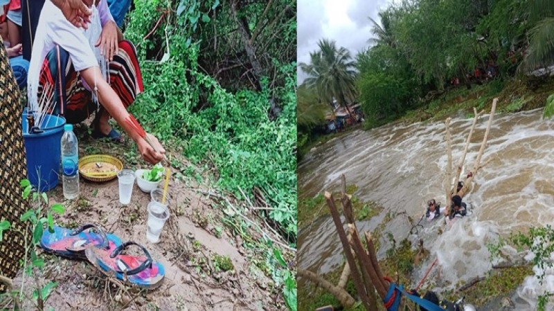 ยังไม่พบร่าง เด็ก 14 ปี ถูกกระแสน้ำพัดหายวับต่อหน้าต่อตาเพื่อน