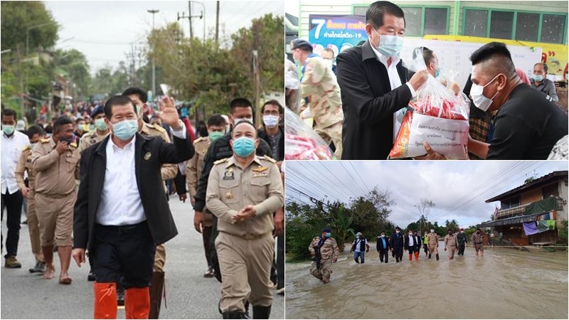 มท.2 รุดเยี่ยมผู้ประสบภัยน้ำท่วม จ.นราธิวาส เผยรัฐบาลห่วงใย เร่งช่วยเหลือ ปชช.เต็มที่