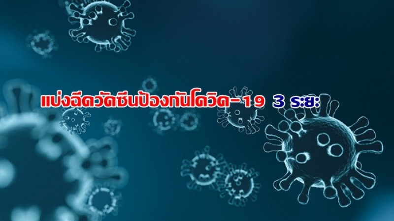 เปิดลำดับกลุ่มเป้าหมาย 3 ระยะ ได้ฉีดวัคซีนป้องกันโควิด-19 คาดเริ่มภายในกุมภาพันธ์ 2564