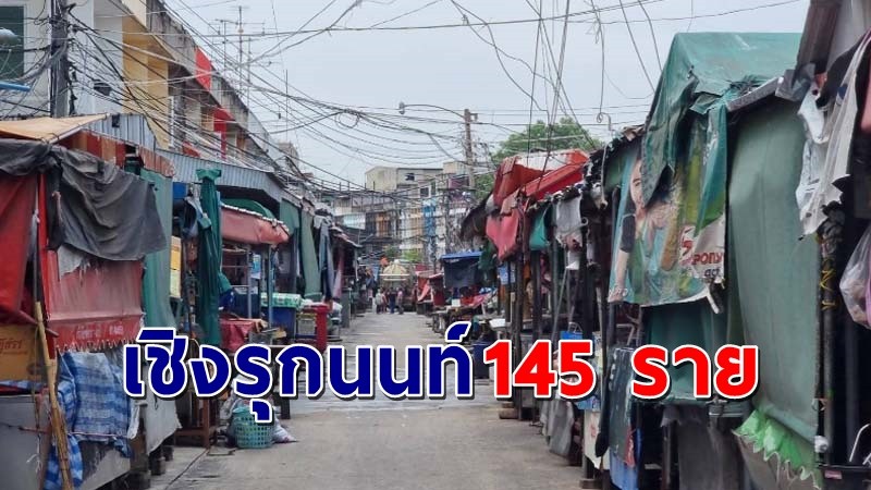 "นนทบุรี" เผยผลเชิงรุก ตลาดสดเทศบาลนครนนท์-ตลาดสมบัติ พบผู้เชื้อ 145 ราย !