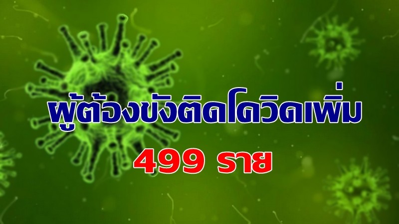 กรมราชทัณฑ์ เผยพบผู้ต้องขังติดโควิด-19 เพิ่ม 499 ราย