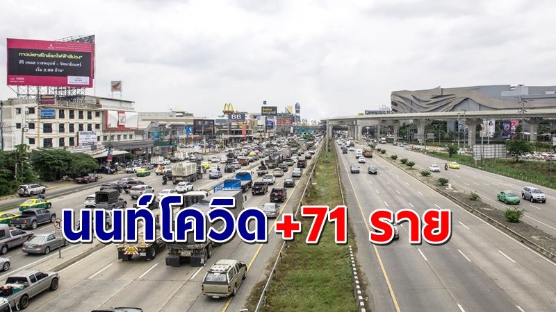 "นนทบุรี" พบผู้ติดเชื้อโควิด วันที่ 7 มิ.ย. 64 เพิ่มอีก 71 ราย !