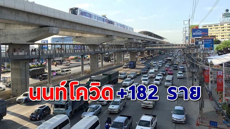 "นนทบุรี" พบผู้ติดเชื้อโควิด วันที่ 15 มิ.ย. 64 เพิ่มอีก 182 ราย !