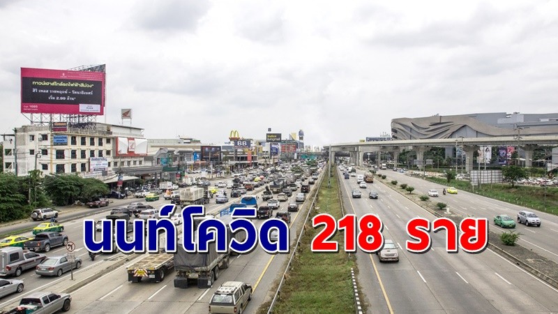 "สสจ.นนทบุรี" พบผู้ติดเชื้อโควิด วันที่ 03 ก.ค. 64 เพิ่มอีก 218 ราย !