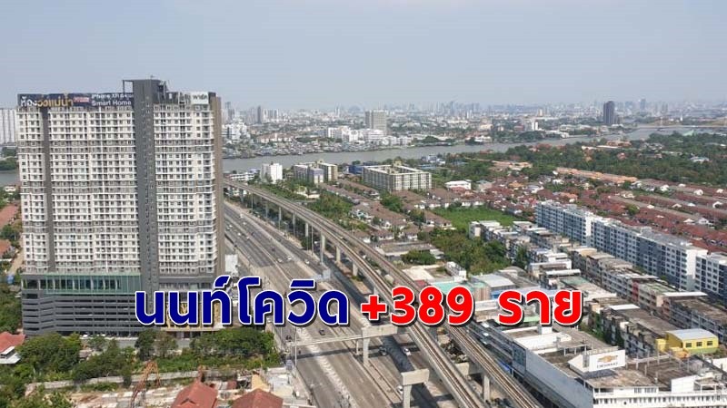 "สสจ.นนทบุรี" พบผู้ติดเชื้อโควิด วันที่ 19 ก.ค. 64 เพิ่มอีก 389 ราย !