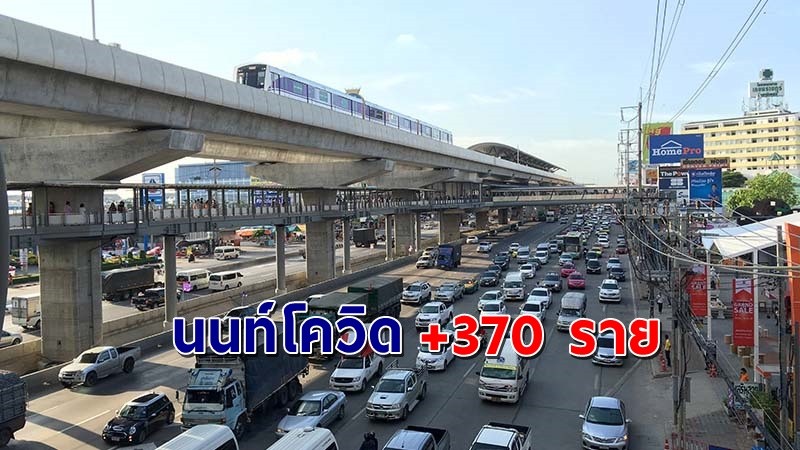 "สสจ.นนทบุรี" พบผู้ติดเชื้อโควิด วันที่ 21 ก.ค. 64 เพิ่มอีก 370 ราย !